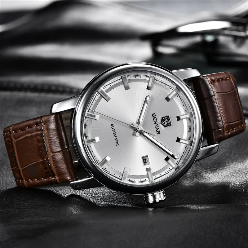 Часы Benyar мужские автоматические механические спортивные армейские повседневные