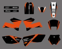 motorcycle graphics stickers star graphics with matching backgrounds fit for sx 125250380 400520 2005 2006