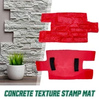 stone decorative concrete mold cement reusable brick mold imprint texture stamp mat rubber molds garden house decor texture wall