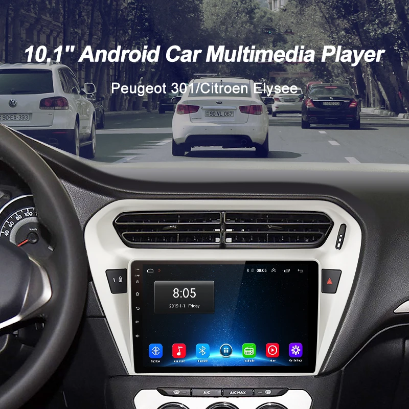 Junsun V1 2G+ 32G Android 9,0 для peugeot 301 Citroen Elysee- автомобильный Радио Мультимедиа Видео плеер навигация gps 2 din dvd