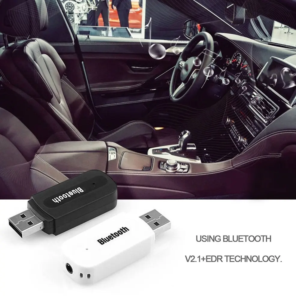 3 5 мм разъем USB Bluetooth совместимый AUX беспроводной автомобильный аудиоприемник A2DP