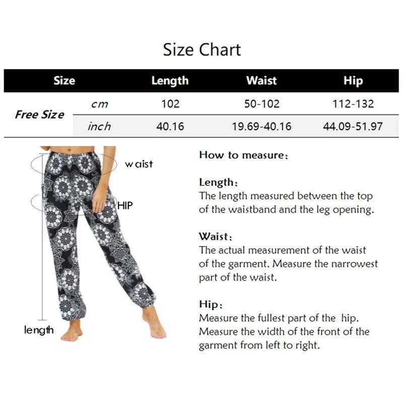 

Womens Loose Yoga Pants Floral Print Wide Leg Trousers Long Stretch Pants Loose Palazzo Trousers Sweatpants Harlan Pants