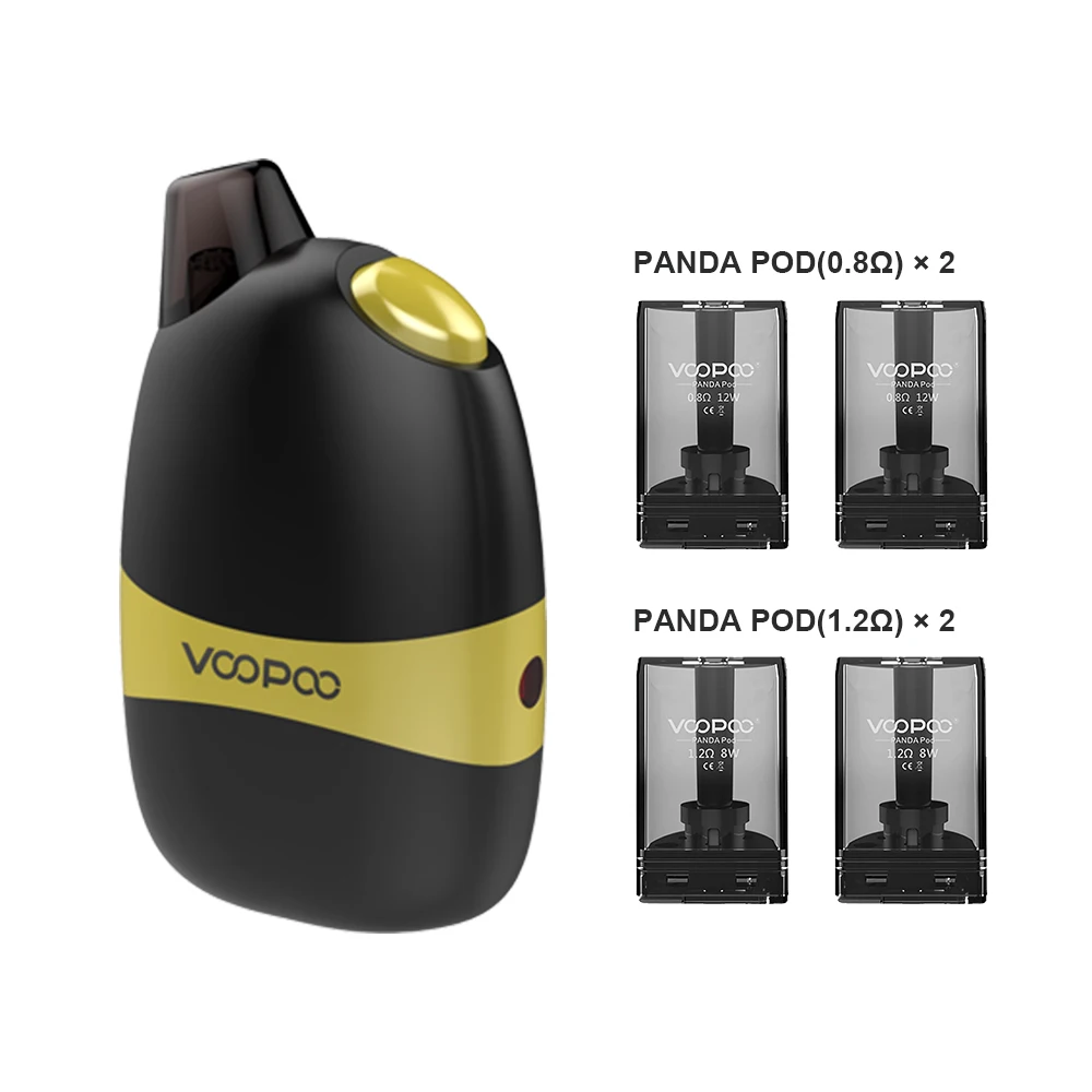 Оригинальный комплект VOOPOO Panda AIO Pod 1100 мАч аккумулятор 5 мл картридж Ом катушки все