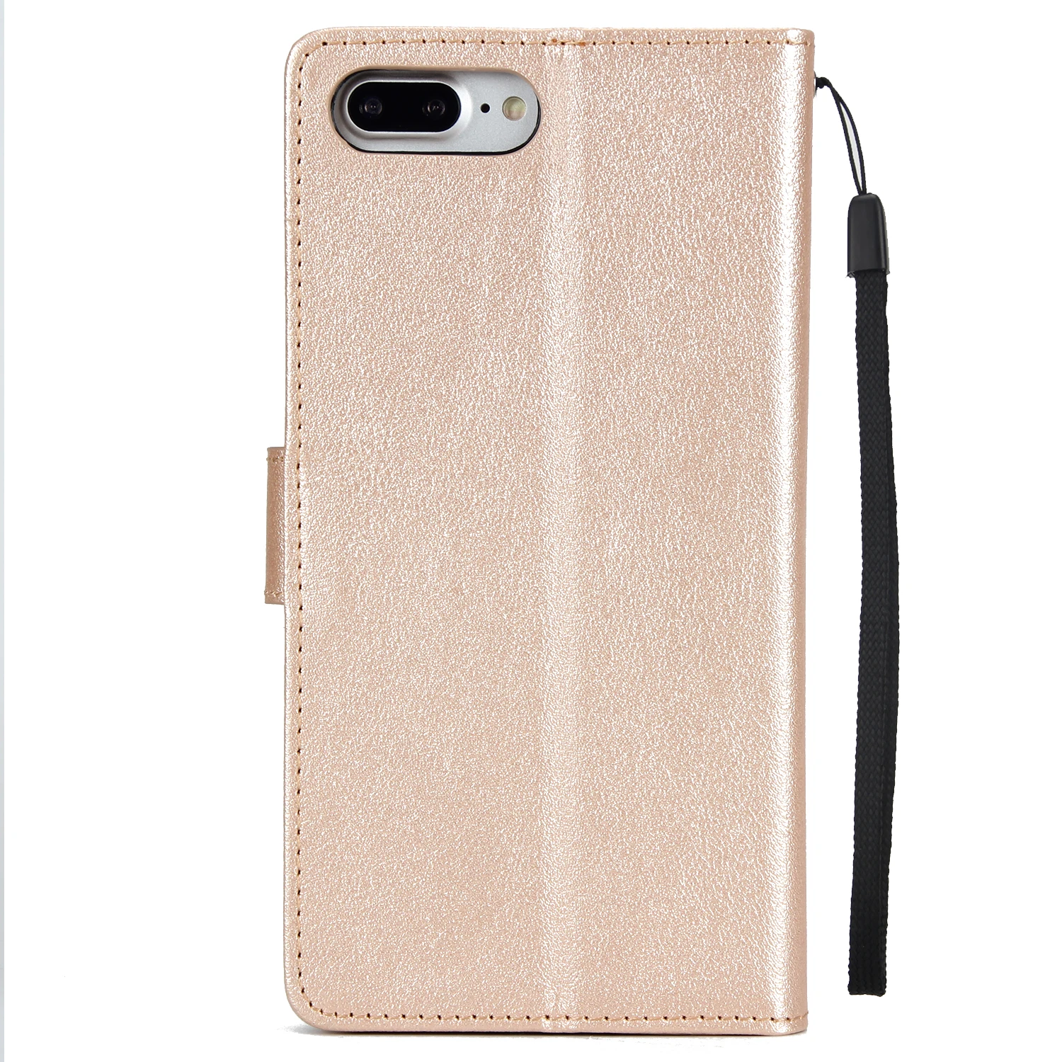 Чехол-книжка с бумажником для iPhone 8 со шнурок в подарок фоторамка отделениями