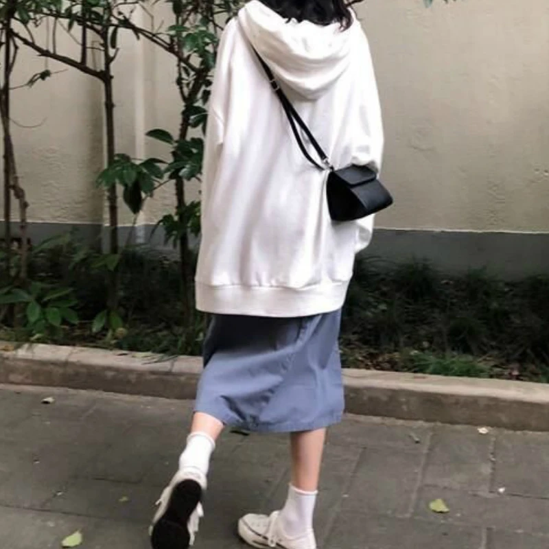 Женские толстовки с капюшоном уличная одежда простая универсальная плюс бархат