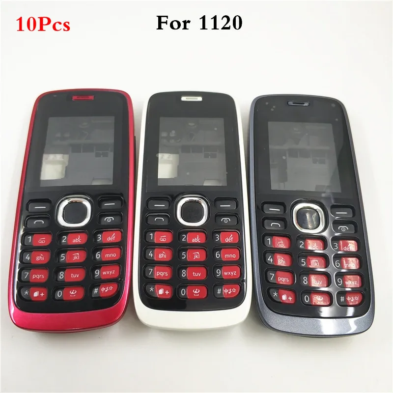 

10Pcs/Lot For Nokia 112 N112 1120 Full Complete Mobile Phone Housing Battery Cover Door Frame With English Keyboard