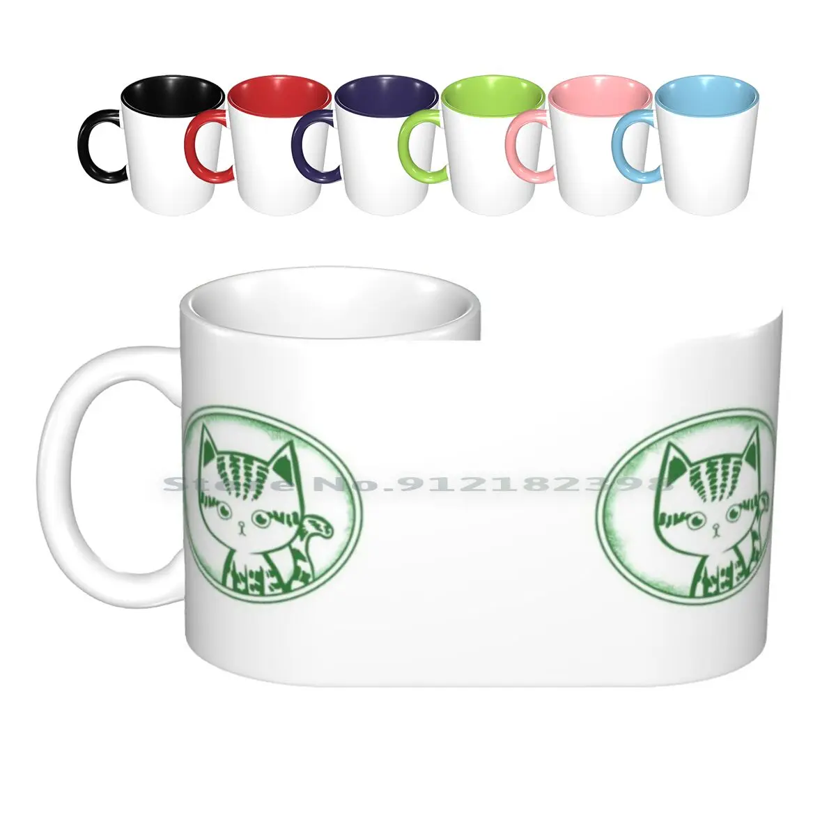 

Кружка в виде кошки-паломника, керамические кружки, кофейные чашки, Кружка для молока и чая, кружка-паломник против мира, кошка-паломник Гиде...