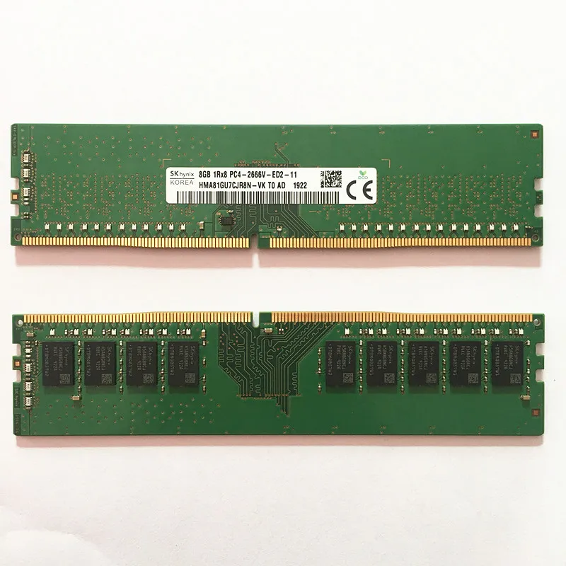 

SK hynix DDR4 ECC RAM 8 Гб 2666 МГц UDIMM 8 Гб 1Rx8