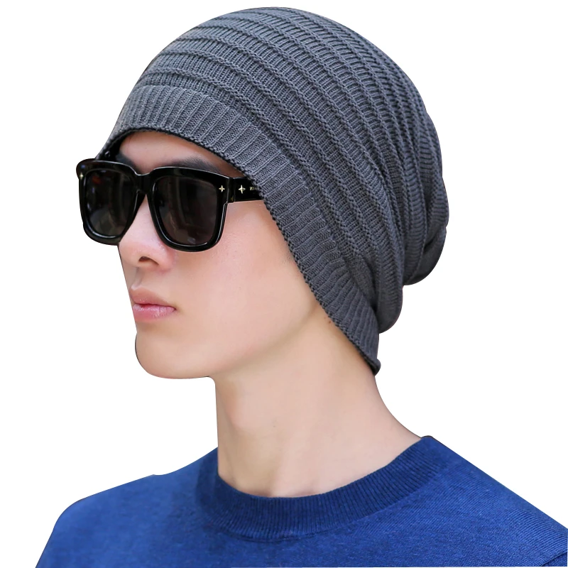 Зимние шапки одноцветная шапка унисекс простая теплая мягкая вязаная с черепом