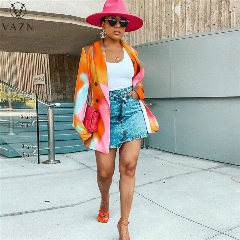 Новинка Осень 2021 стильный классический костюм VAZN Высококачественная Милая