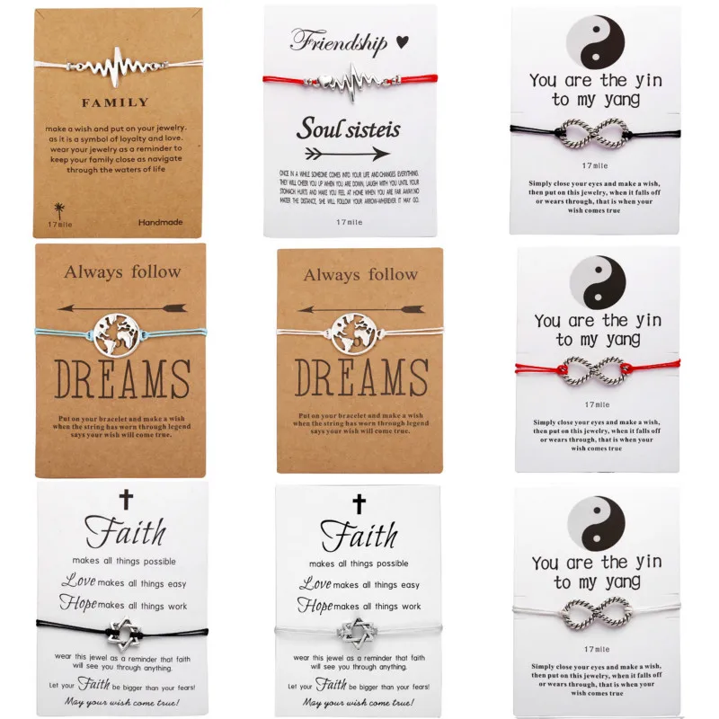 Женские браслеты с изображением карты мира туристические украшения цепочка из