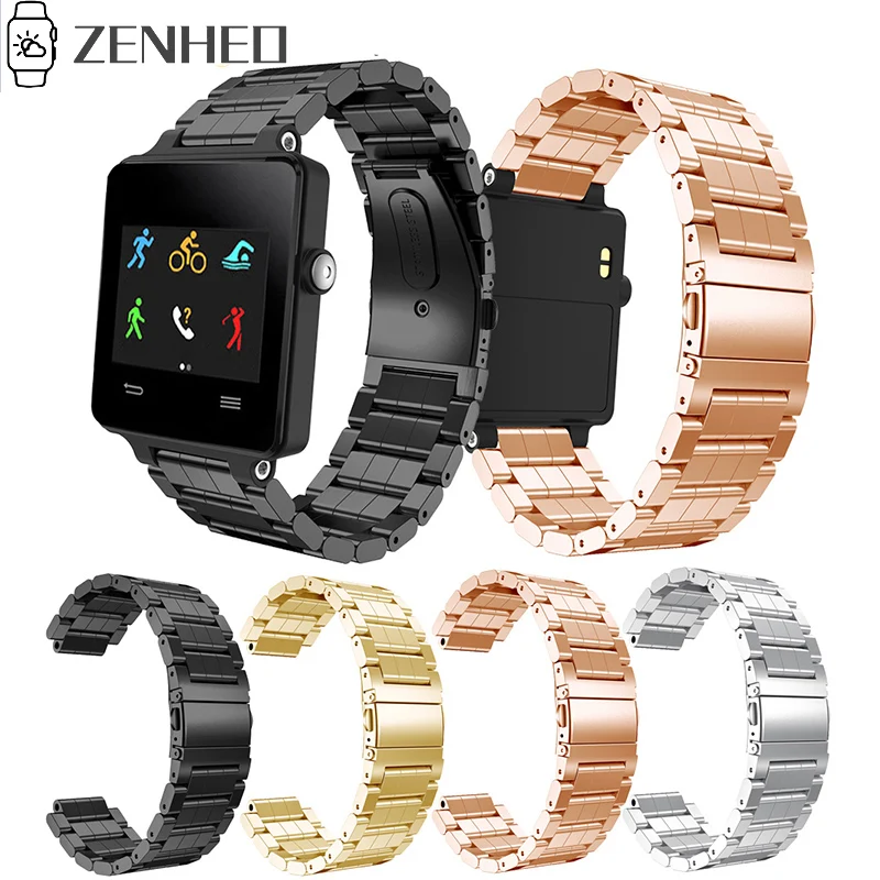 

Браслет из нержавеющей стали, ремешок для наручных часов Garmin Vivoactive Acetate, ремешки для умных часов