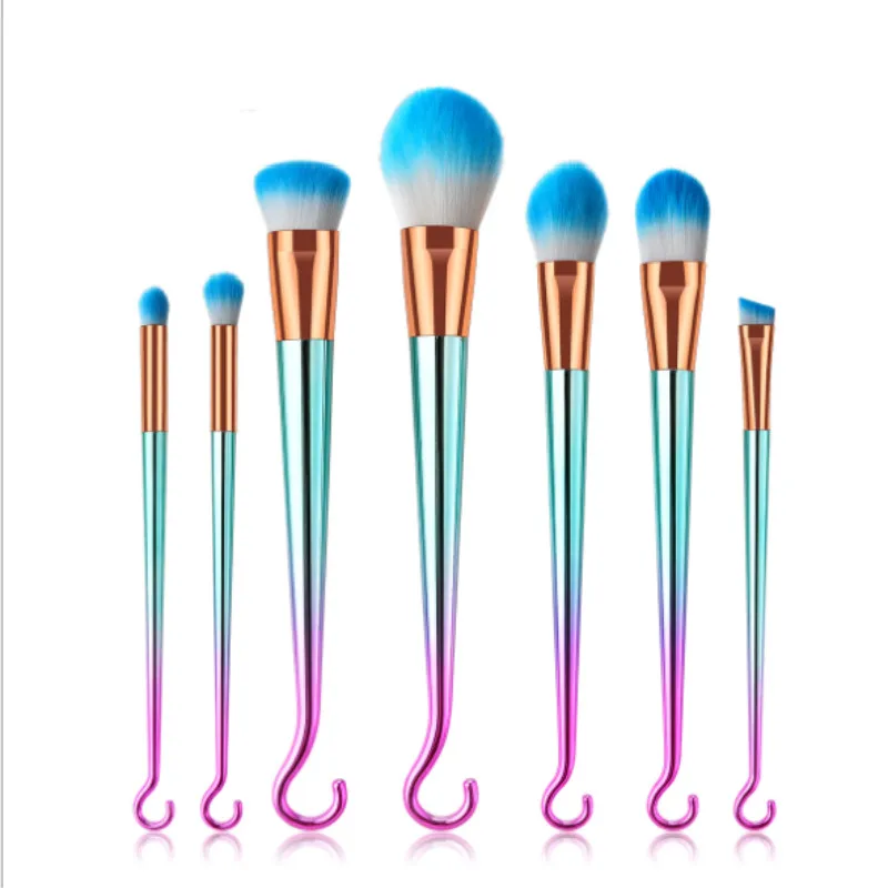 

Набор кистей для макияжа с круглым крючком, 7 шт.