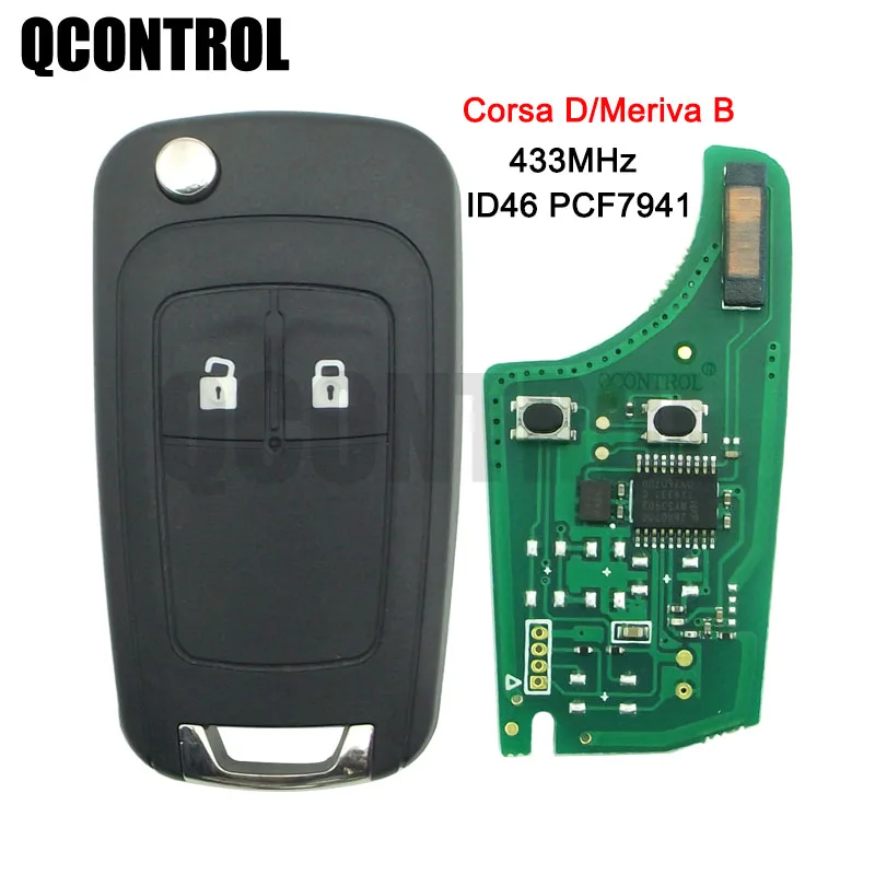 Пульт дистанционного управления QCONTROL G4 AM433TX для автомобилей opel /Vauxhall Corsa d suit (2007 +