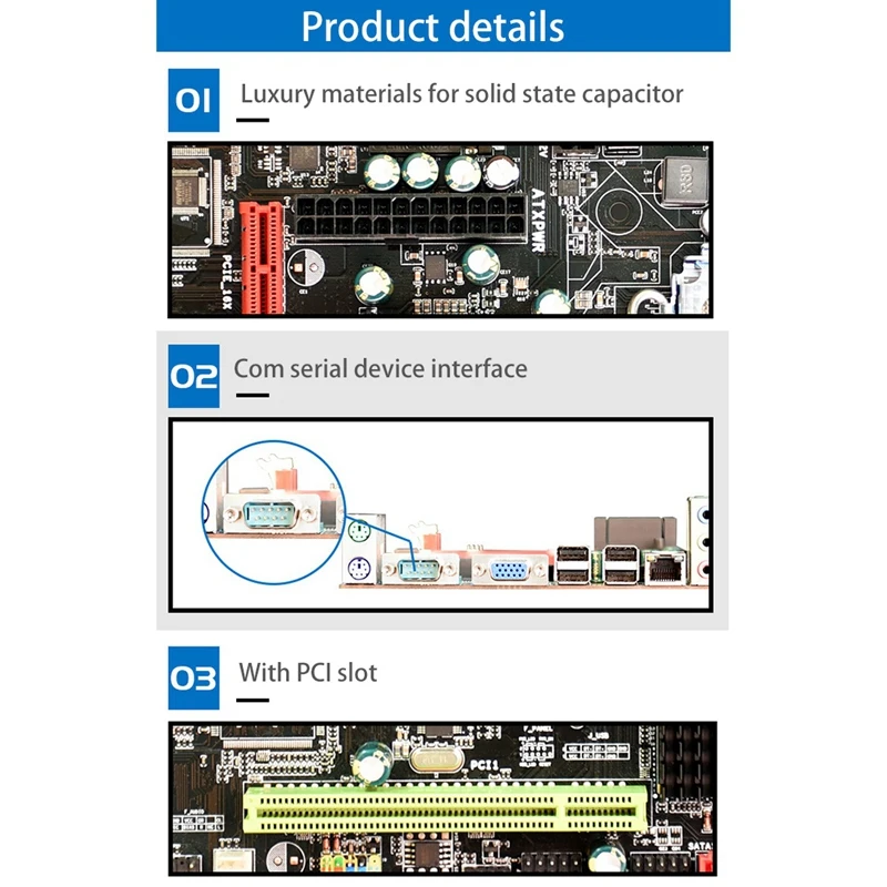 Материнская плата G31 LGA775 Pin Sup порт s DDR2 8G память с LPT COM портом|Материнские платы| |