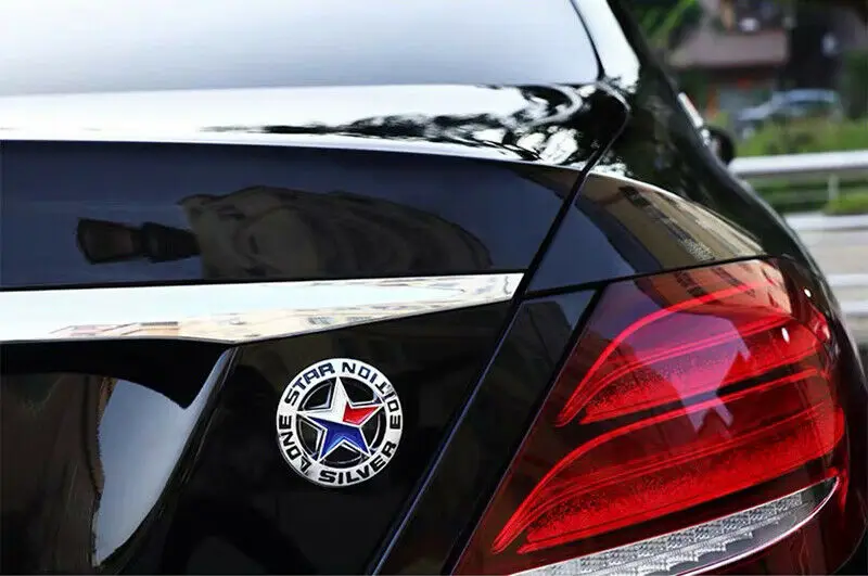 

1x TEXAS FLAG EDITION Mason Lone Star Emblem Badge Trunk Tailgate Sticker Metal Chrome Universal Car Accessories Stickers