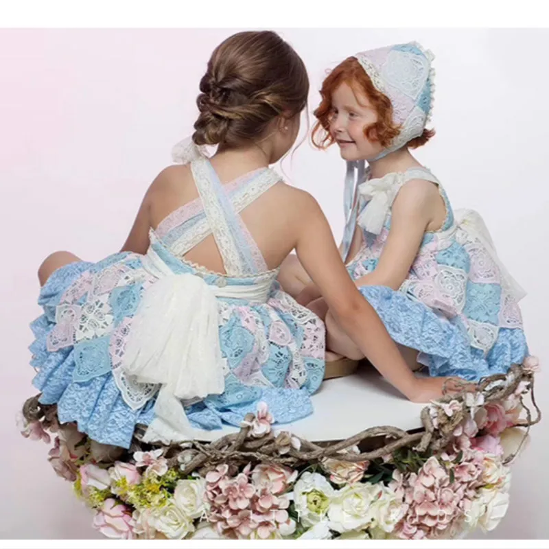 2020 летняя испанская детская одежда платье принцессы детское на день рождения