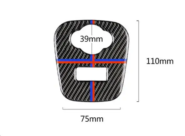 Декоративная наклейка из углеродного волокна для BMW Mini Cooper F55 F56 F57 модификация