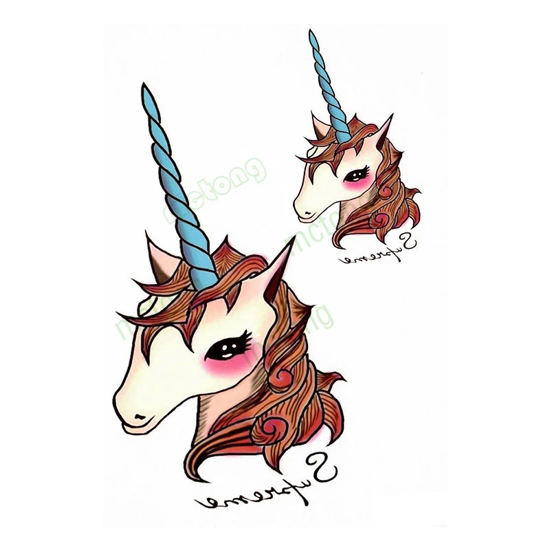 Водостойкая Временная наклейка для татуировок Череп кость пистолет крышка с