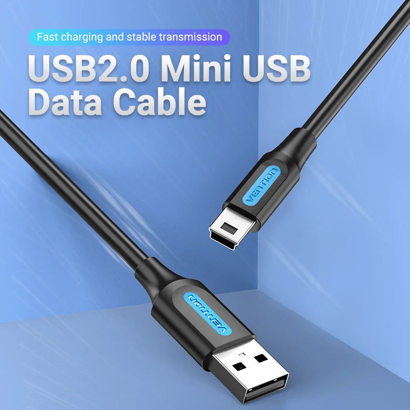 Vention Mini USB кабель к 2 0 для быстрой зарядки данных автомобиля мобильный жесткий