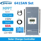 EPever Tracer6415AN 60A Контроллер заряда солнечной батареи MPPT 12 В 24 в 36 в 48 в авто для макс. 150 в регулятор входной панели солнечной батареи с BLETSR