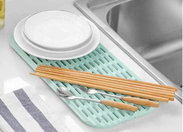 1 шт. силиконовый коврик для сушки посуды XB 073 | Дом и сад