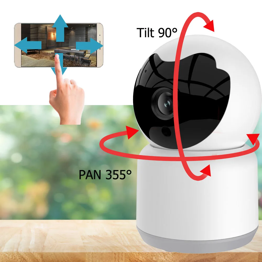 VIRCSYW 3MP Tuya smart Камера WI-FI Беспроводной домашней безопасности ИК Ночное видение