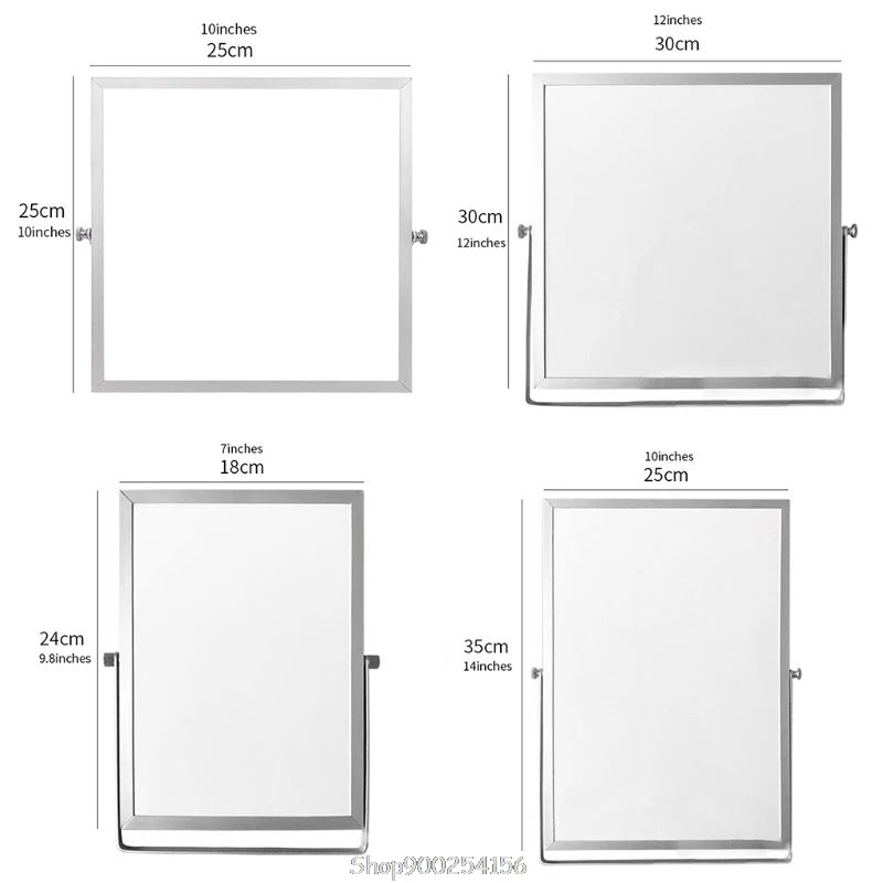 

Magnetic Erasable Whiteboard Desktop Double Sided Message Board Stand Mini Easel for School Office O09 20 Dropship