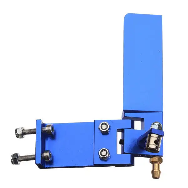 

75mm/95mm Blue/Silver Metal Suction Water Rudder For Remote Control RC Boat