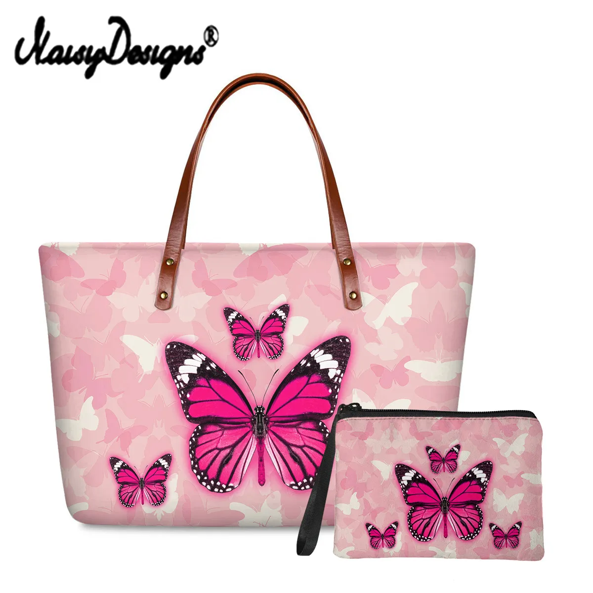 

Женская сумка-клатч с ручками и плечевым ремнём