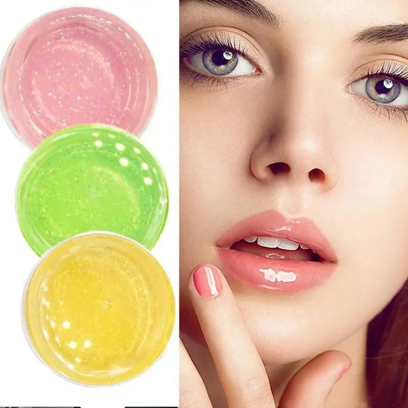 1 шт. цвет случайный блеск для губ натуральный органический помада приукрашивать