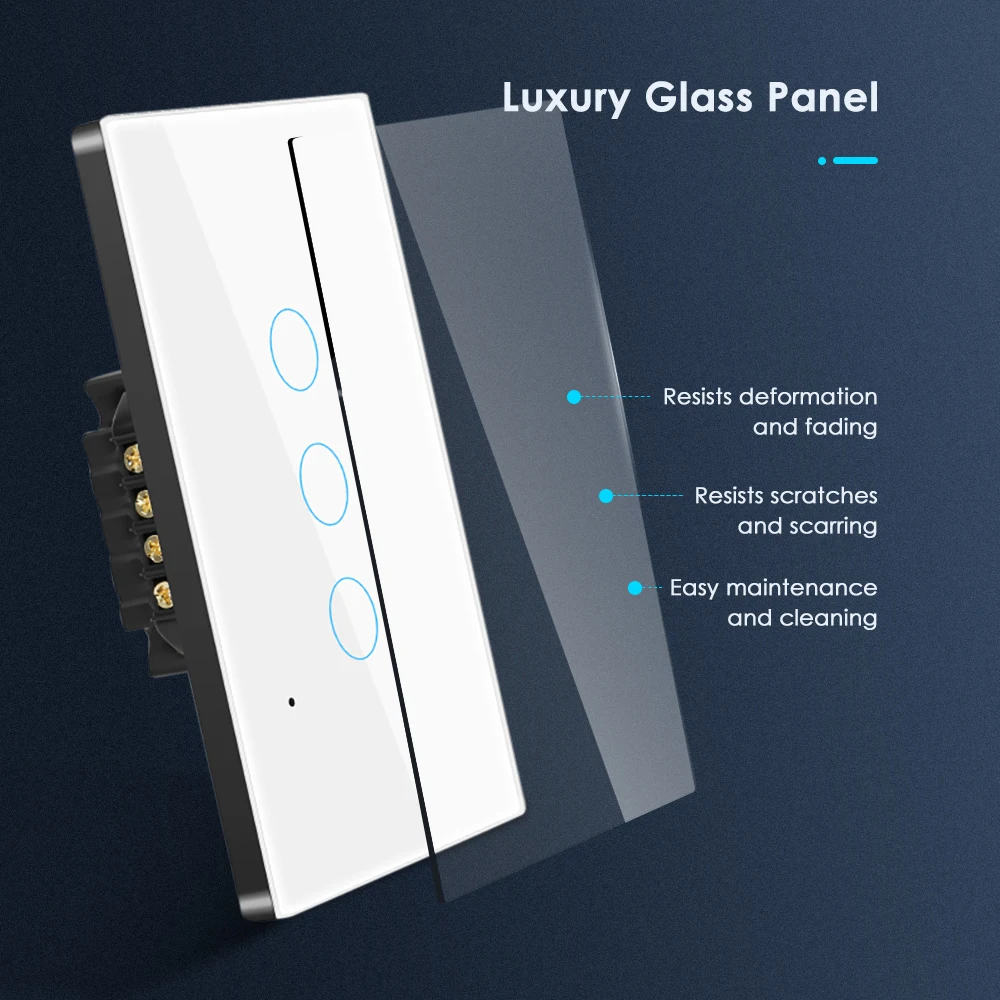 Высветильник ель настенный Tuya US с Wi-Fi и сенсорной панелью | Электроника