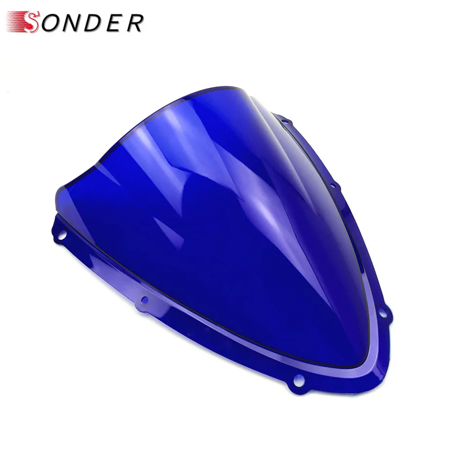 Лобовое стекло для Suzuki K8 GSX R GSXR 600 750 2008 2009 2010 Double Bubble 08 09 10 деталей|Козырьки от ветра