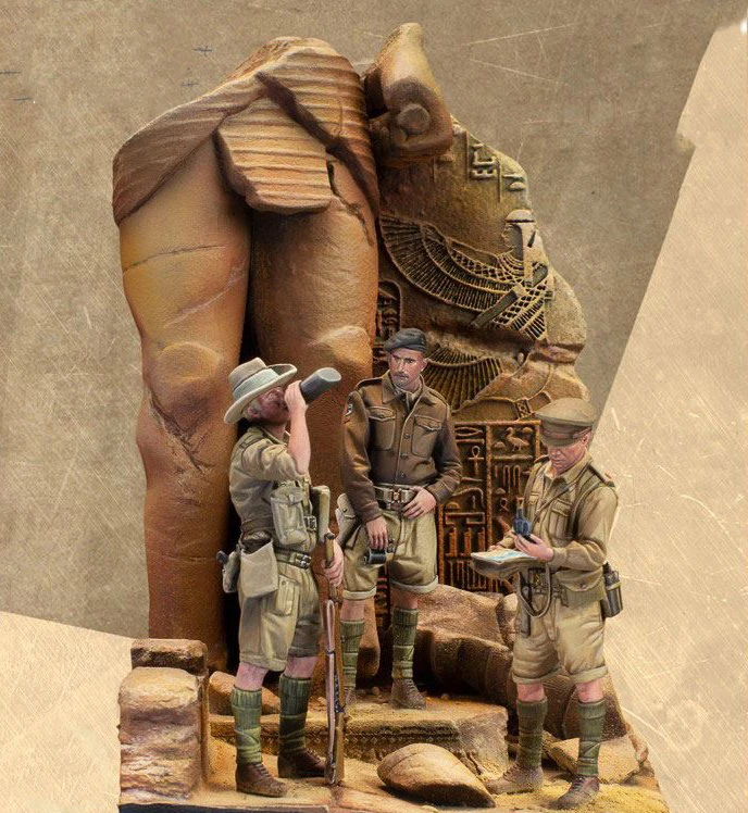 1/35 старинная команда включает 3 набора и пейзаж модельная фигурка из смолы