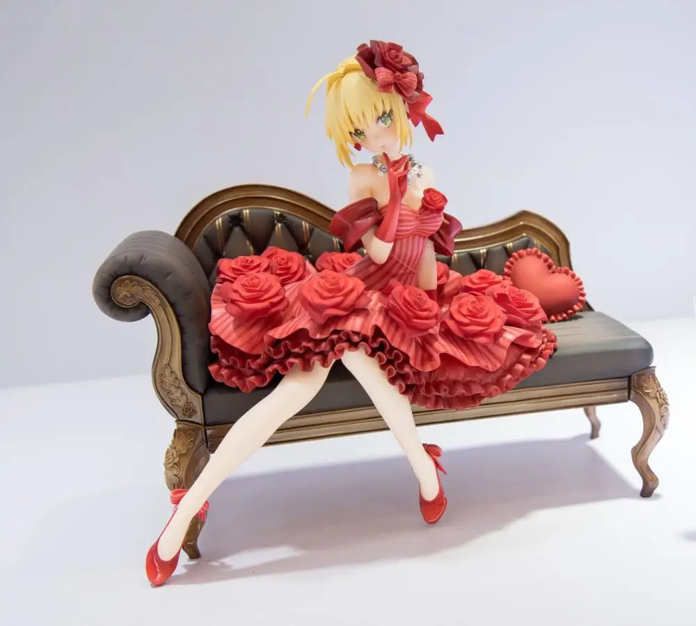 20 см Fate Stay Night Extra Red Saber Нерон Клавдий Цезарь Augustus Germanicus сексуальные девушки аниме ПВХ Фигурки игрушки Аниме - Цвет: no retail package