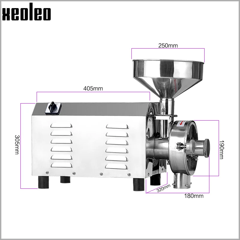 Шлифовальная машина XEOLEO для зерна шлифовальная зерновая 40 кг/ч электрическая