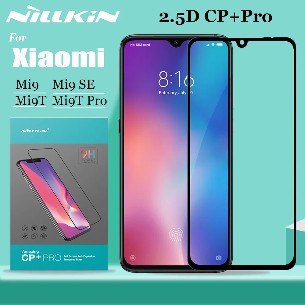 Защитное стекло Nillkin для Xiaomi Mi 9 SE 9T Pro 2.5D с полным покрытием прозрачное Mi9 Lite Mi9T|for