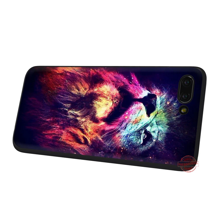 WEBBEDEPP мягкий чехол с большим львом на камнях для Huawei P Smart Z Plus 2018 2019 и Y6 Y7 Y9 Prime V20 |