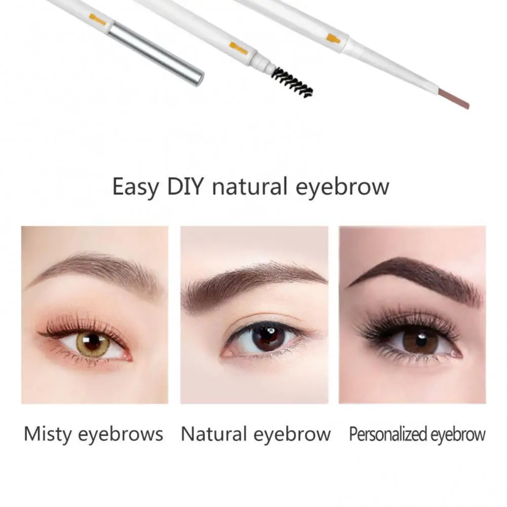 

Double Head Waterproof Natural Makeup Long Lasting Triangular Eyebrow Pencil Quick Dry Makeup Easy Ware Eye Brow Make Up Pen