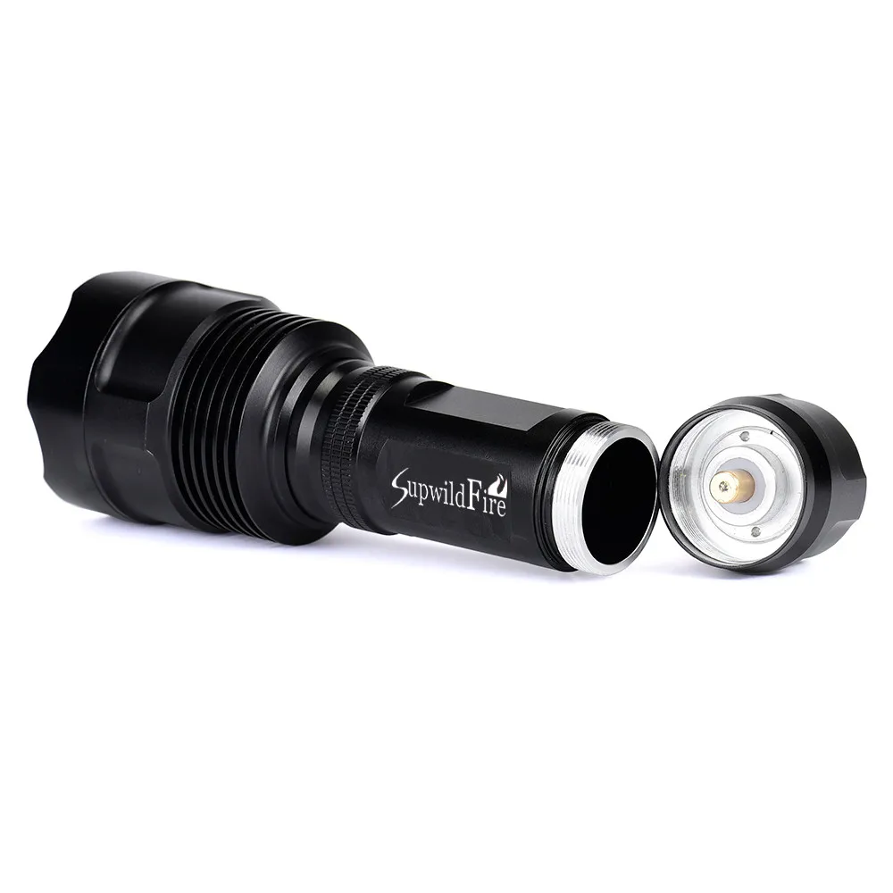 Фонарик ультра яркие красные/зеленые/походный фонарь 2019 супер яркий 8000Lm 3x XM-L T6