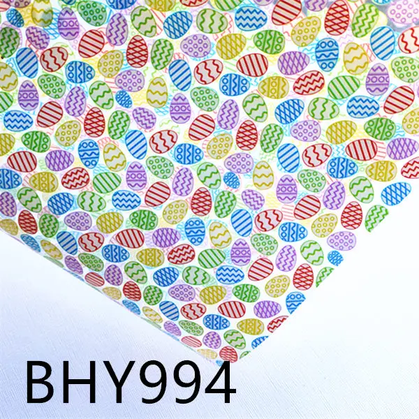 Прозрачная Пасхальная ткань из ПВХ с мультяшным УФ-принтом Размер A4 20*33 см BHY995 |