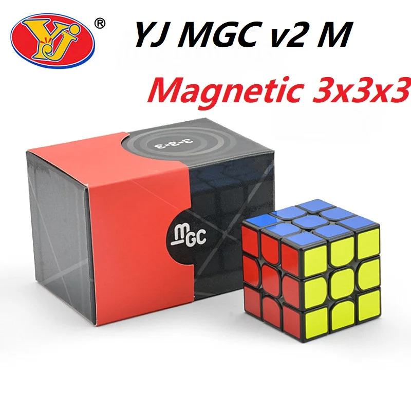 Магнитный магический куб Yongjun YJ MGC V2 m 3x3 MGC3 3x3x3 игра-головоломка Neo Magic Speed Magico WCA