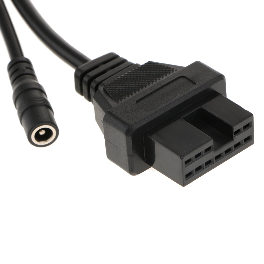 

OBDII 12Pin to 16Pin Car OBD2 Connector Cable Diagnostic Tool for Mitsubishi