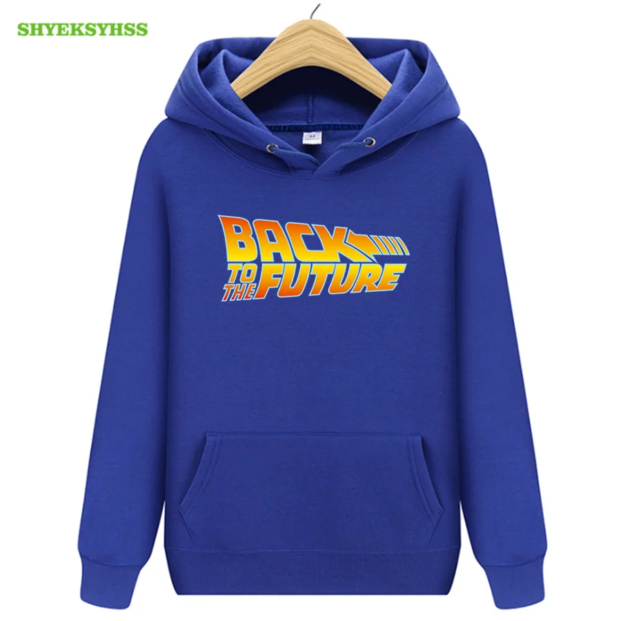 

New Men's Hoodie Back to the Future Classic Movie Series Hoodies Men's Personality Creative Clothing Novelty Funny Clothing Tops