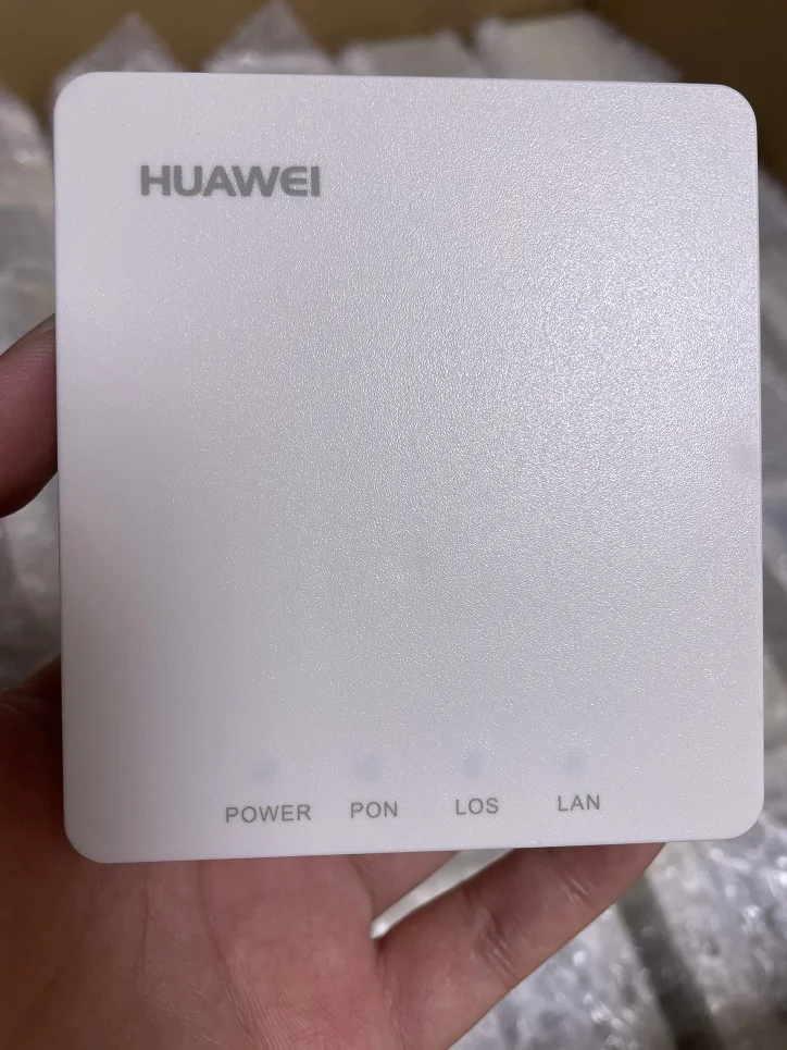 

Оптовая продажа, 25 шт, б/у Epon ONU ONT HUA WEI HG8010H ftth волоконно-оптический Подержанный EPON роутер, 17-летняя версия без питания