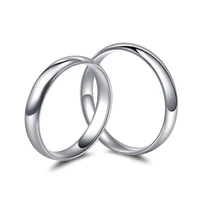 tkj new in lovers promise ring shiny finish real silver 925 simple valentines day gift pure love women mens ring size 7 14