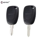 KEYYOU 20X 2 кнопки дистанционного ключа автомобиля оболочка чехол Fob для VauxhallOpel Vivaro Renault Movano Trafic Renault Kangoo пустой