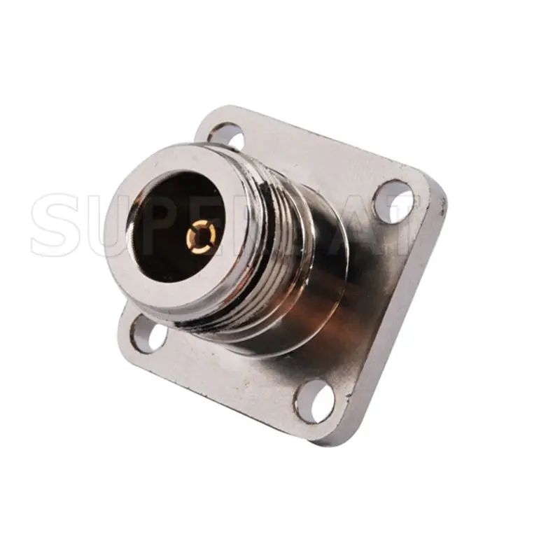 Superbat 5pcs SMA-N Adapter SMA Female to N Jack Flange/Panel with O-ring straight RF Adapter