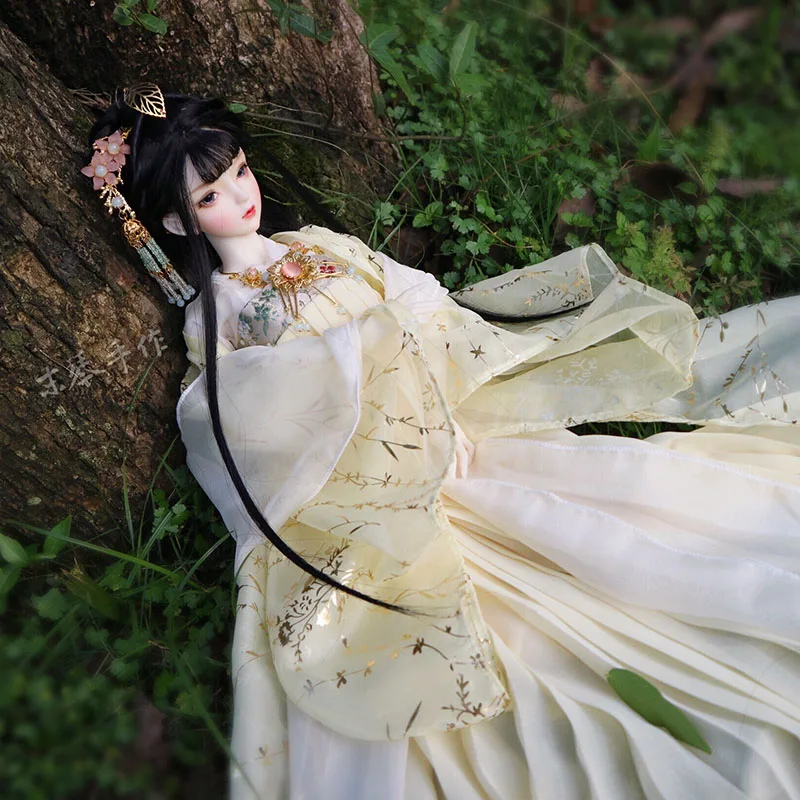 1/4 1/3 BJD аксессуары для куклы Китайский древний китайский костюм ханфу одежда