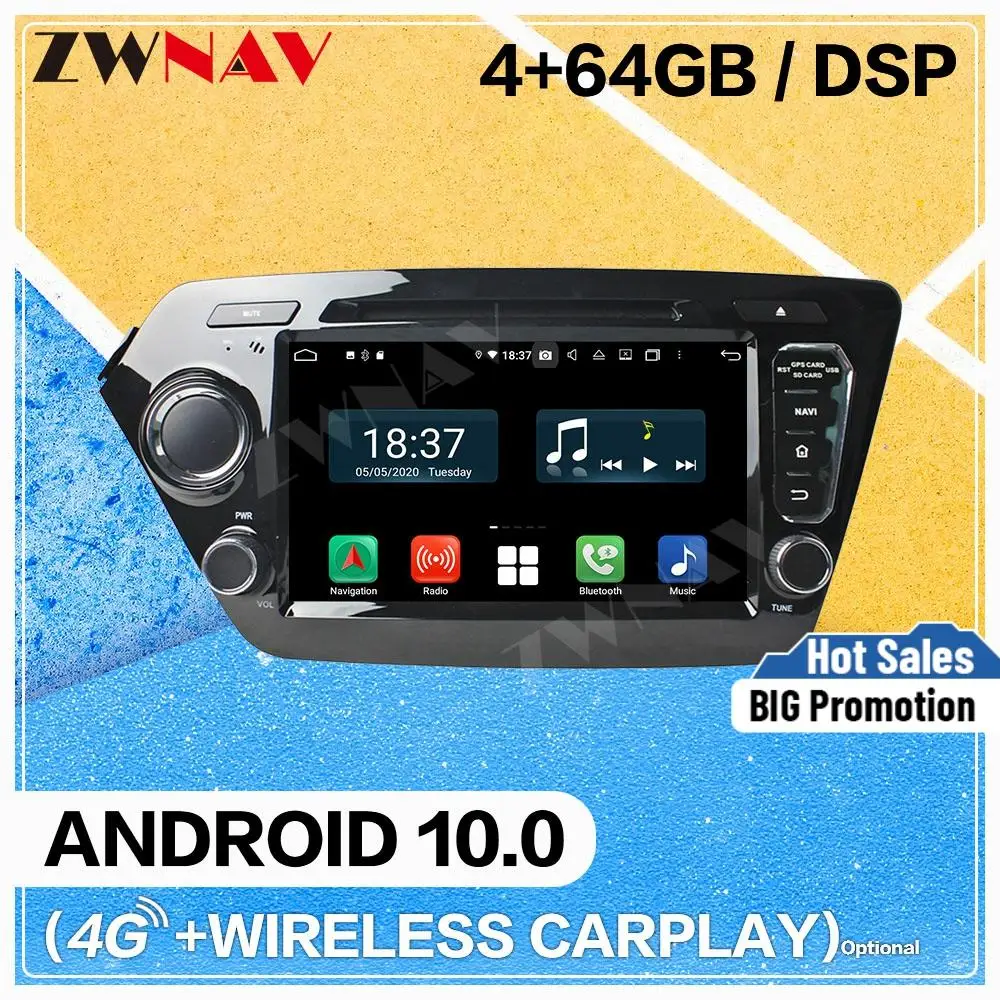

Мультимедийный DVD-плеер Carplay на Android10, 128 ГГц, для KIA RIO, KIA K2 2011, 2012, Wi-Fi, GPS, Navi, автомобильное радио, аудио, стерео, головное устройство